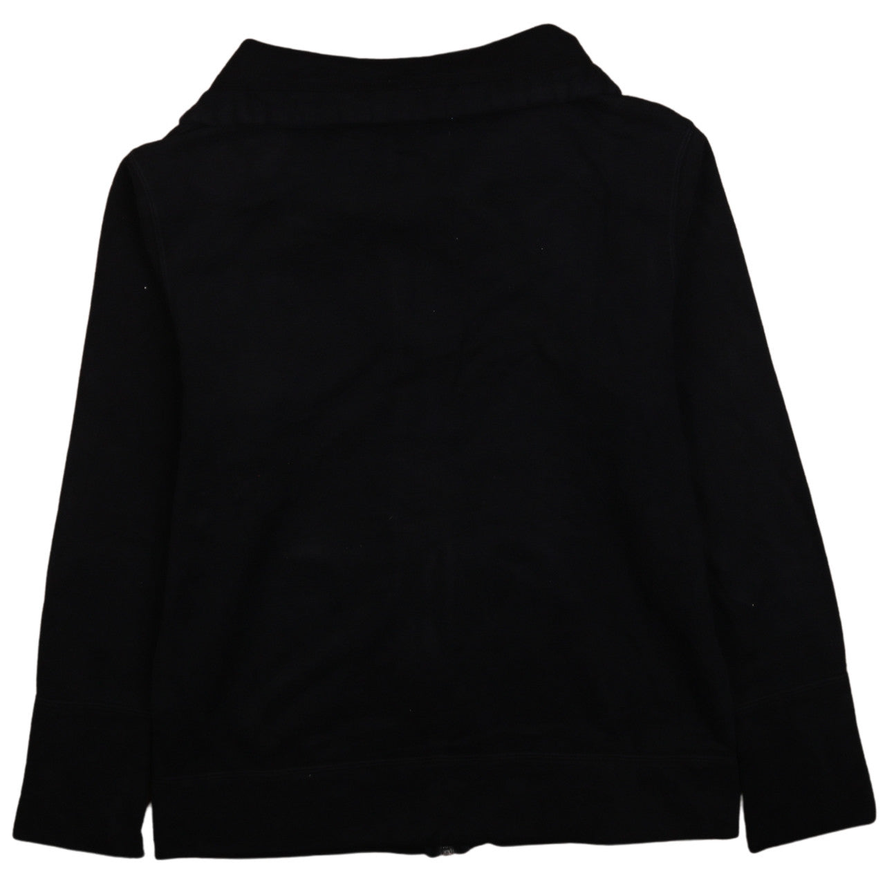 Puma Womens Black Full Zip Hoodie UK 10 with Logo Detail