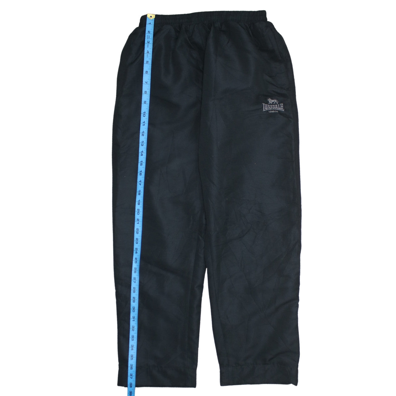Lonsdale Men's Black Jogger Trousers Size S Elastic Waist Sportswear
