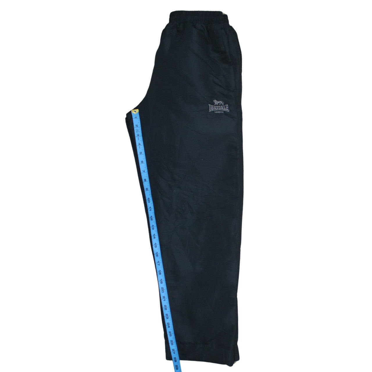 Lonsdale Men's Black Jogger Trousers Size S Elastic Waist Sportswear