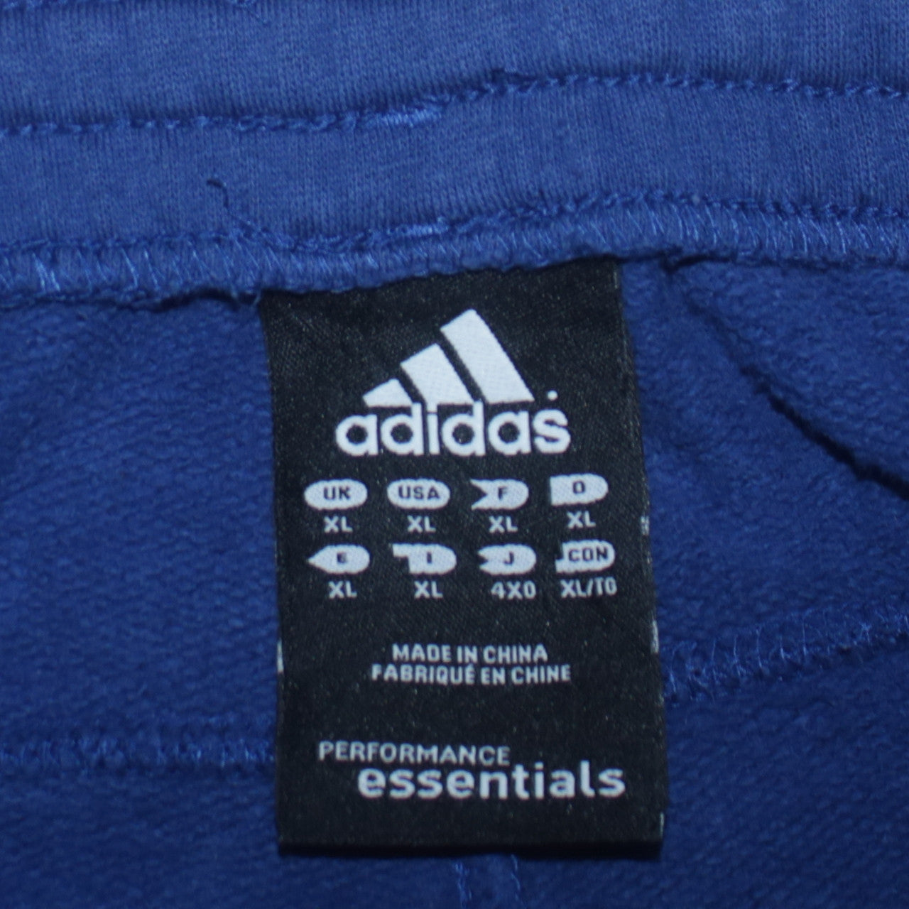 Adidas Men's Blue XL Performance Essentials Sweatpants