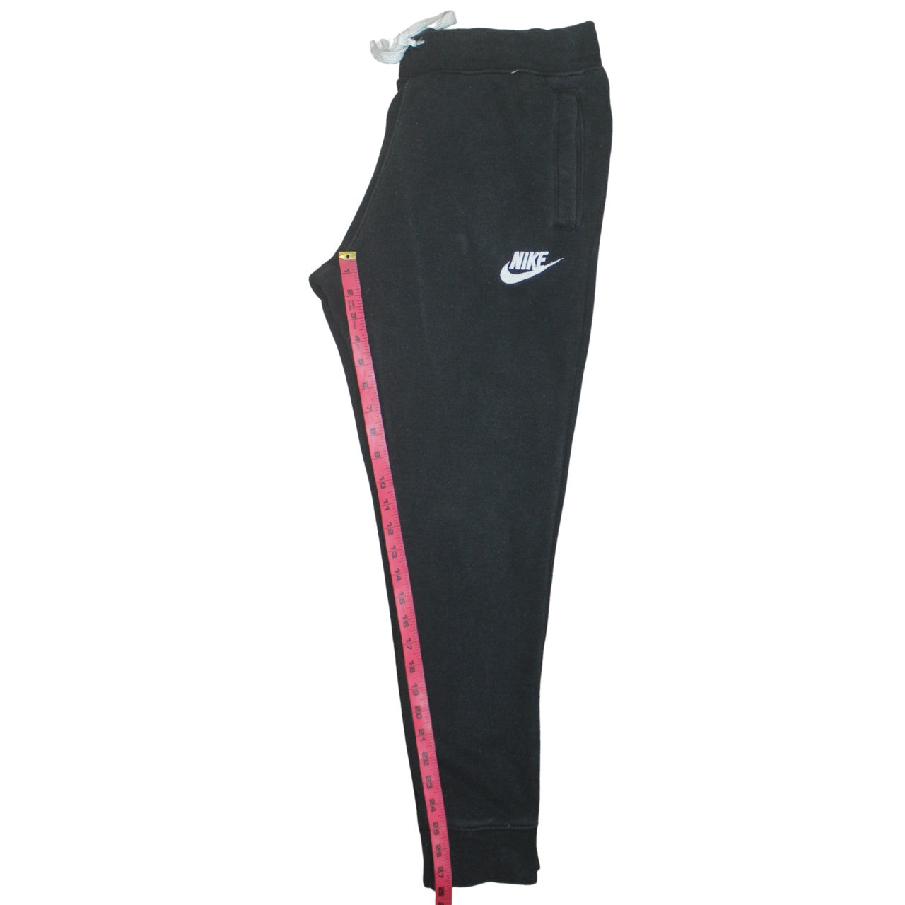 Nike Men's Black Jogger Sweatpants M Regular Fit Fleece Tapered