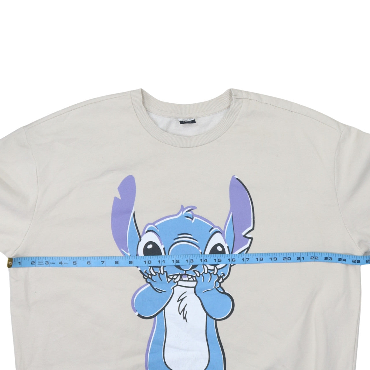 Disney Classics at George Women Beige Stitch Sweatshirt XL Pullover