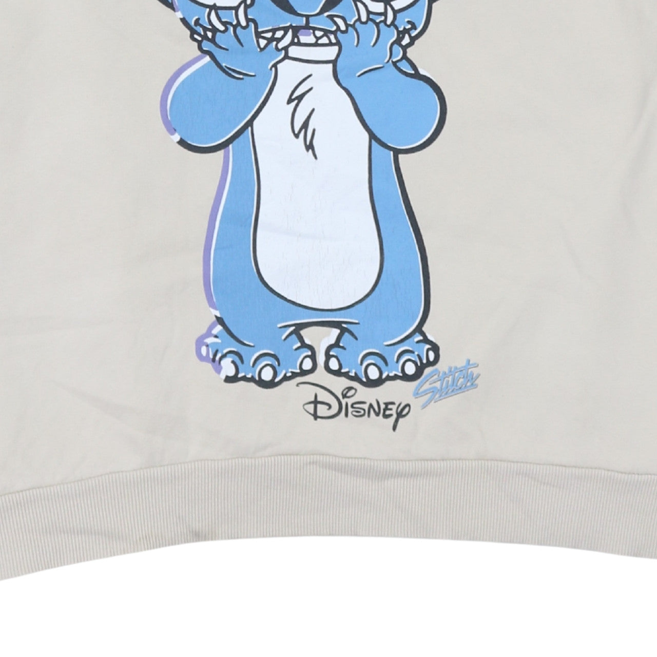 Disney Classics at George Women Beige Stitch Sweatshirt XL Pullover