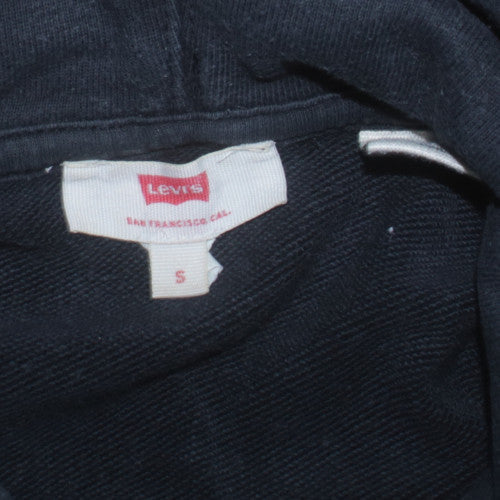 Levi's Men's Black S Pullover Hoodie Logo Sweatshirt