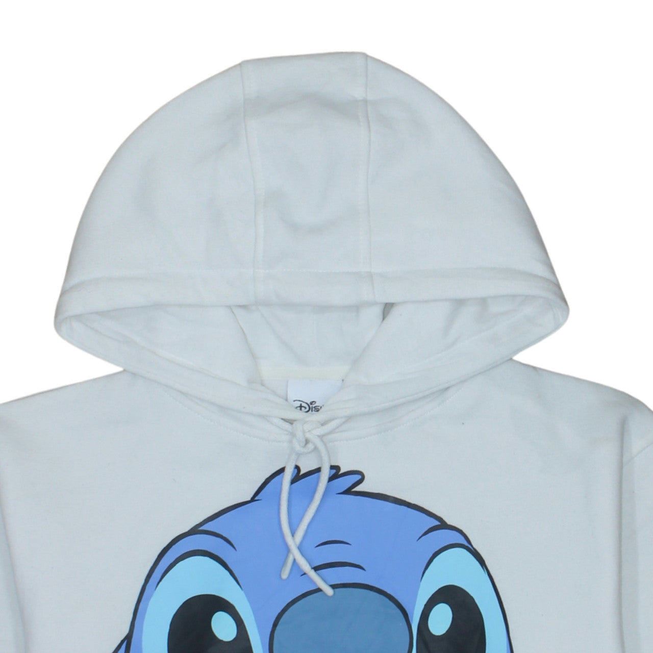 Disney Women White Stitch Hoodie Small Primark Cares Pullover