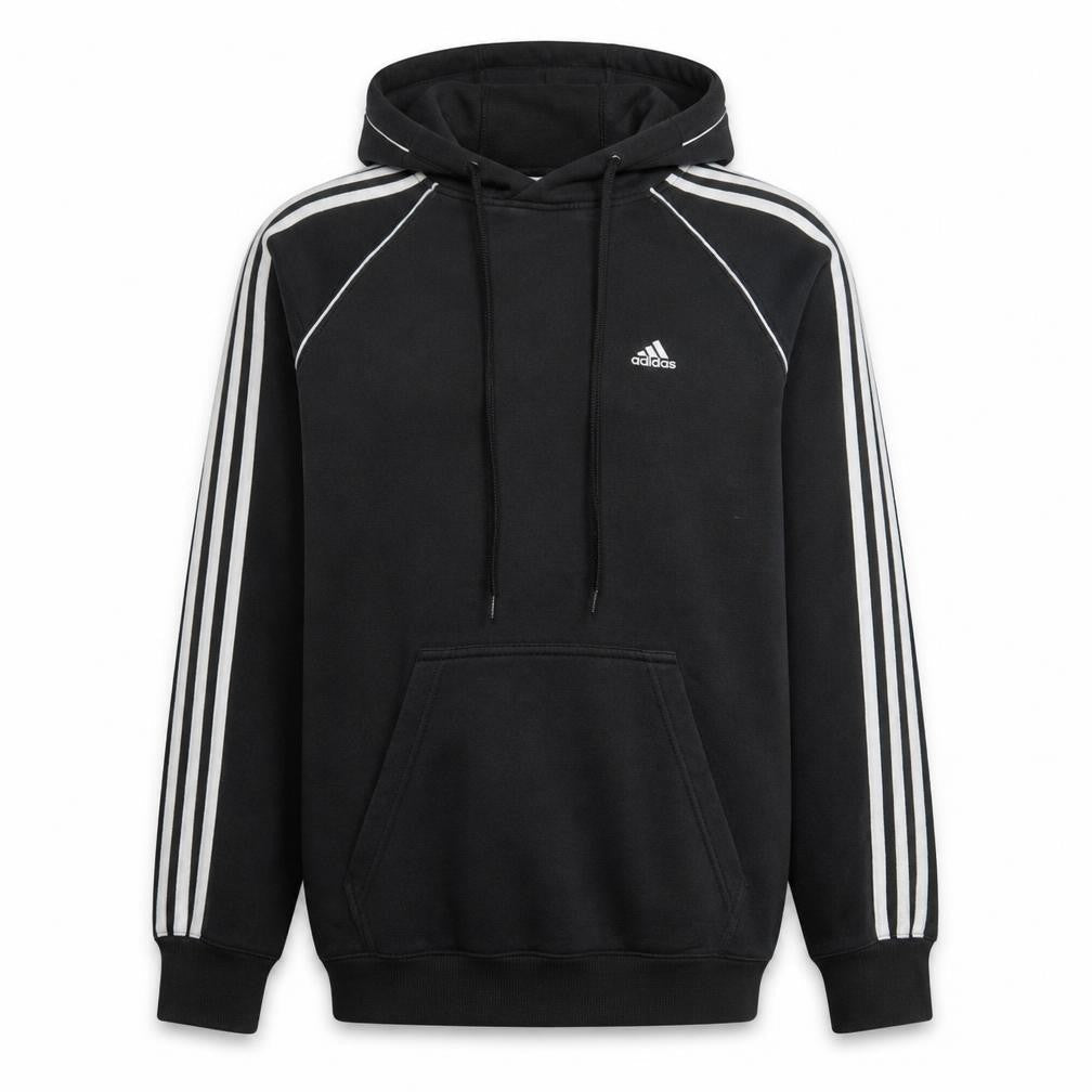 Adidas Men's Black Pullover Hoodie Size S Regular Fit Sportswear