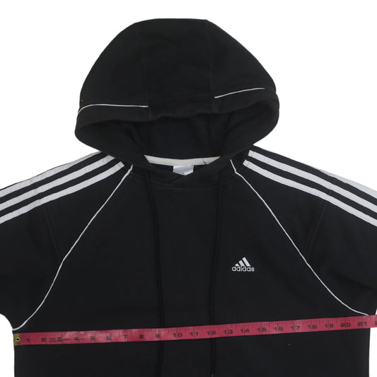 Adidas Men's Black Pullover Hoodie Size S Regular Fit Sportswear