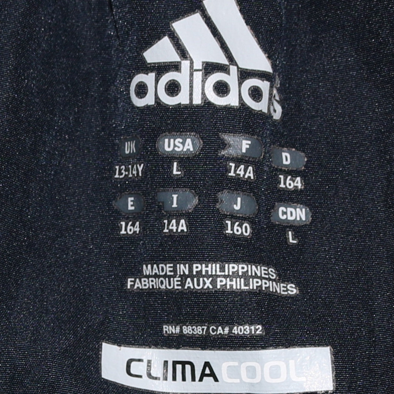 Adidas Boys Blue ClimaCool Track Pants 13-14 Years Sports Trousers