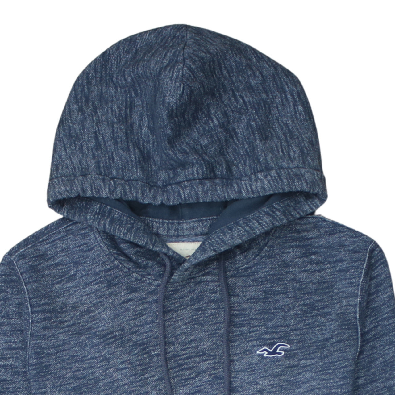 Hollister Men’s Blue Pullover Hoodie Small Logo Classic Fit
