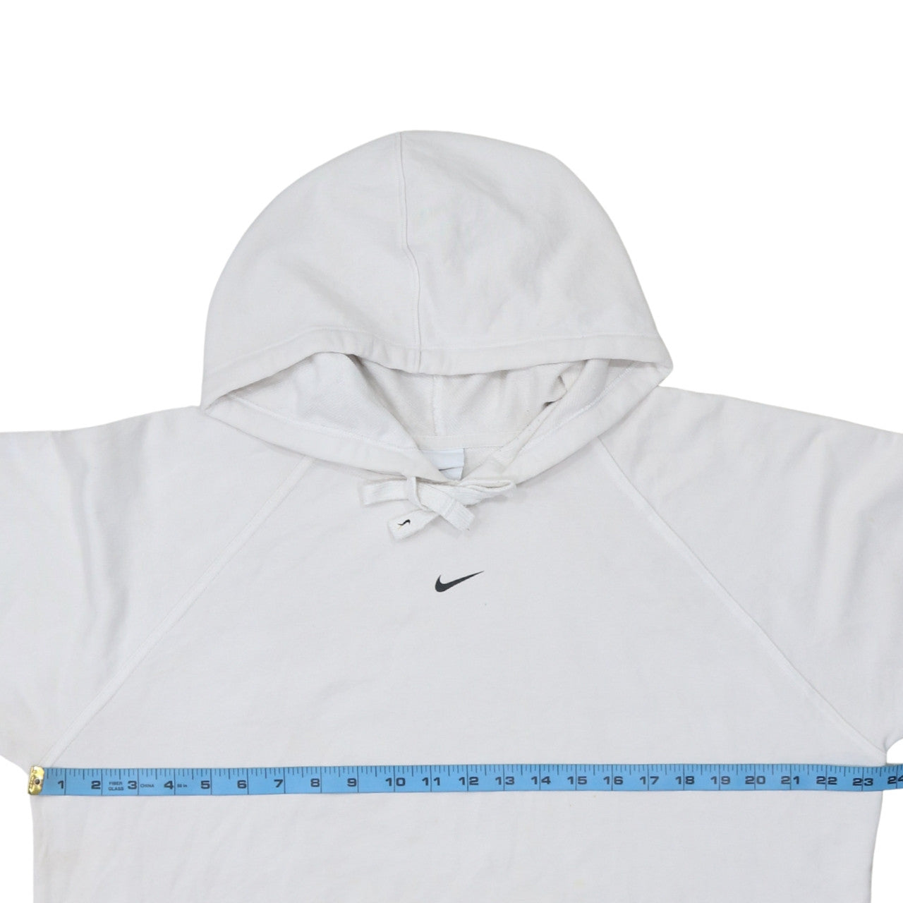 Nike Men’s White Pullover Hoodie Dri-Fit Logo Sportswear Size S
