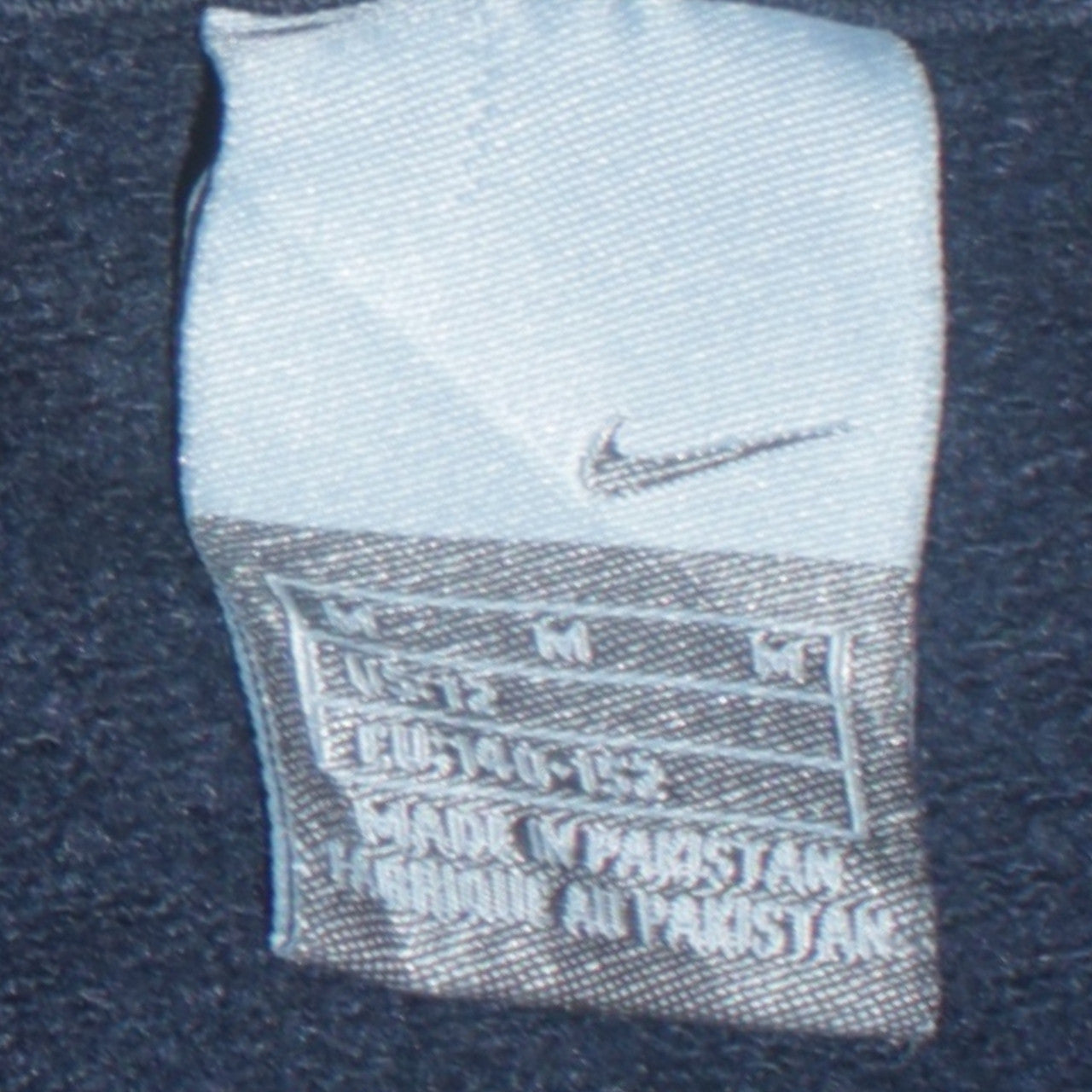 Nike Boys Black 11-12 Years Pullover Fleece Sweatshirt with Graphic Logo