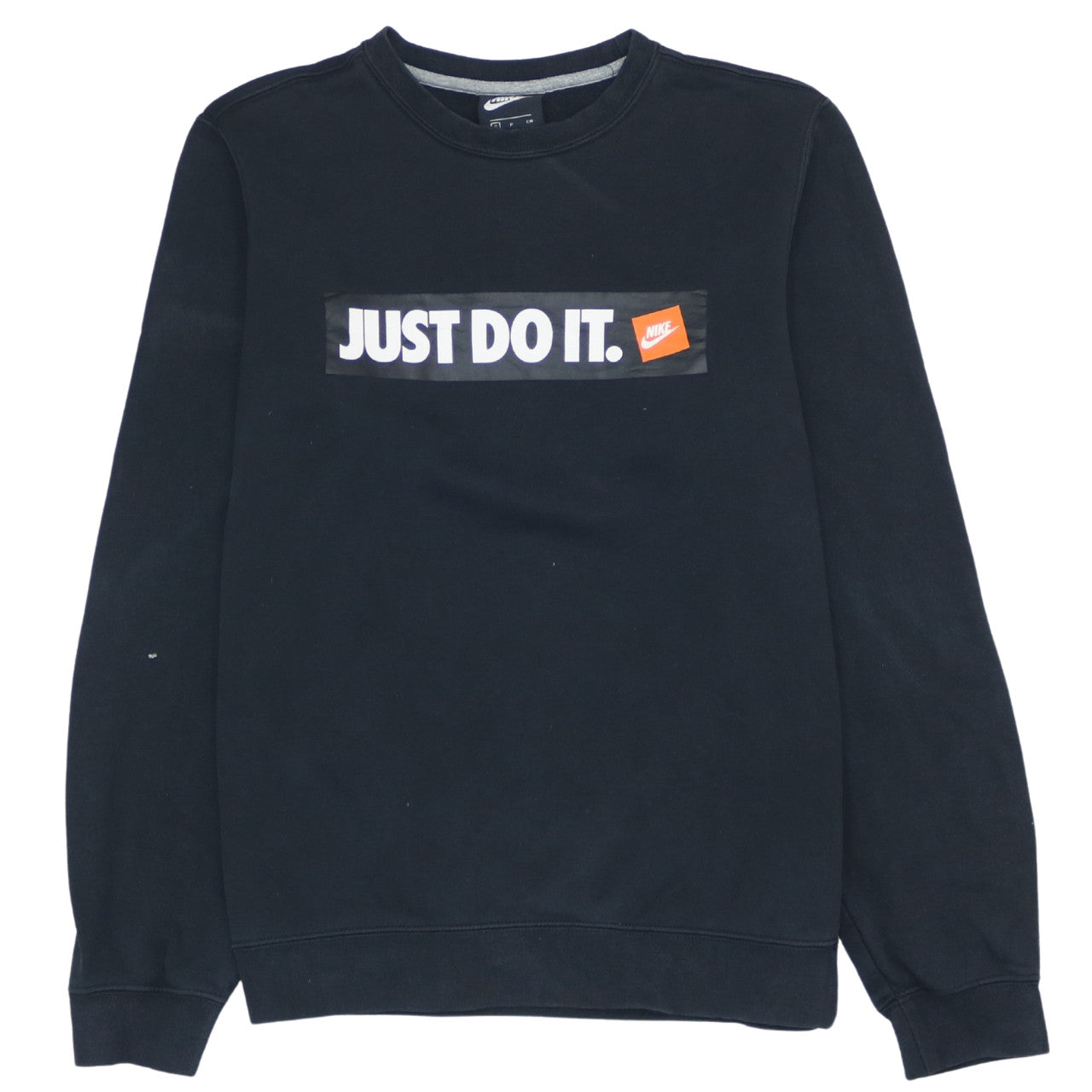 Nike Men's Black Just Do It Pullover Crew Neck Sweatshirt Size S