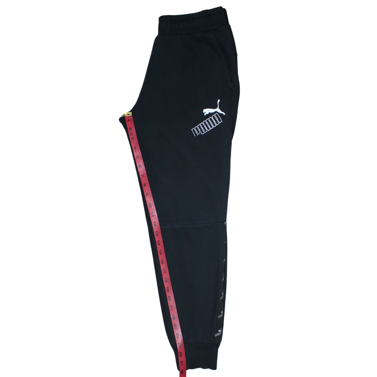 Puma Men's Black Joggers Medium Regular Fit Casual Sweatpants