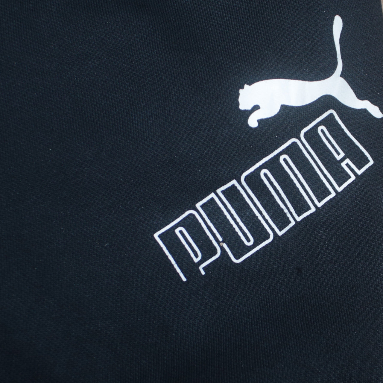 Puma Men's Black Joggers Medium Regular Fit Casual Sweatpants