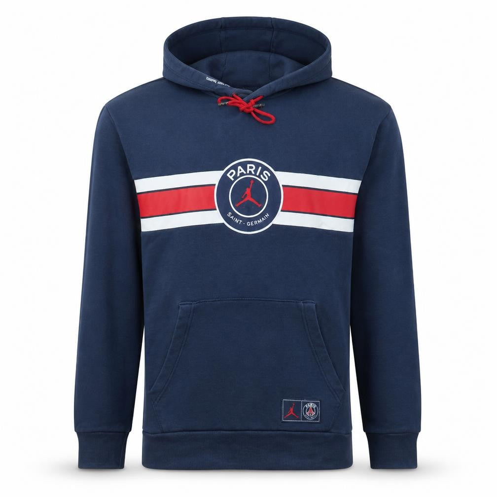 Jordan Paris Saint-Germain Men's Blue Pullover Hoodie Size M