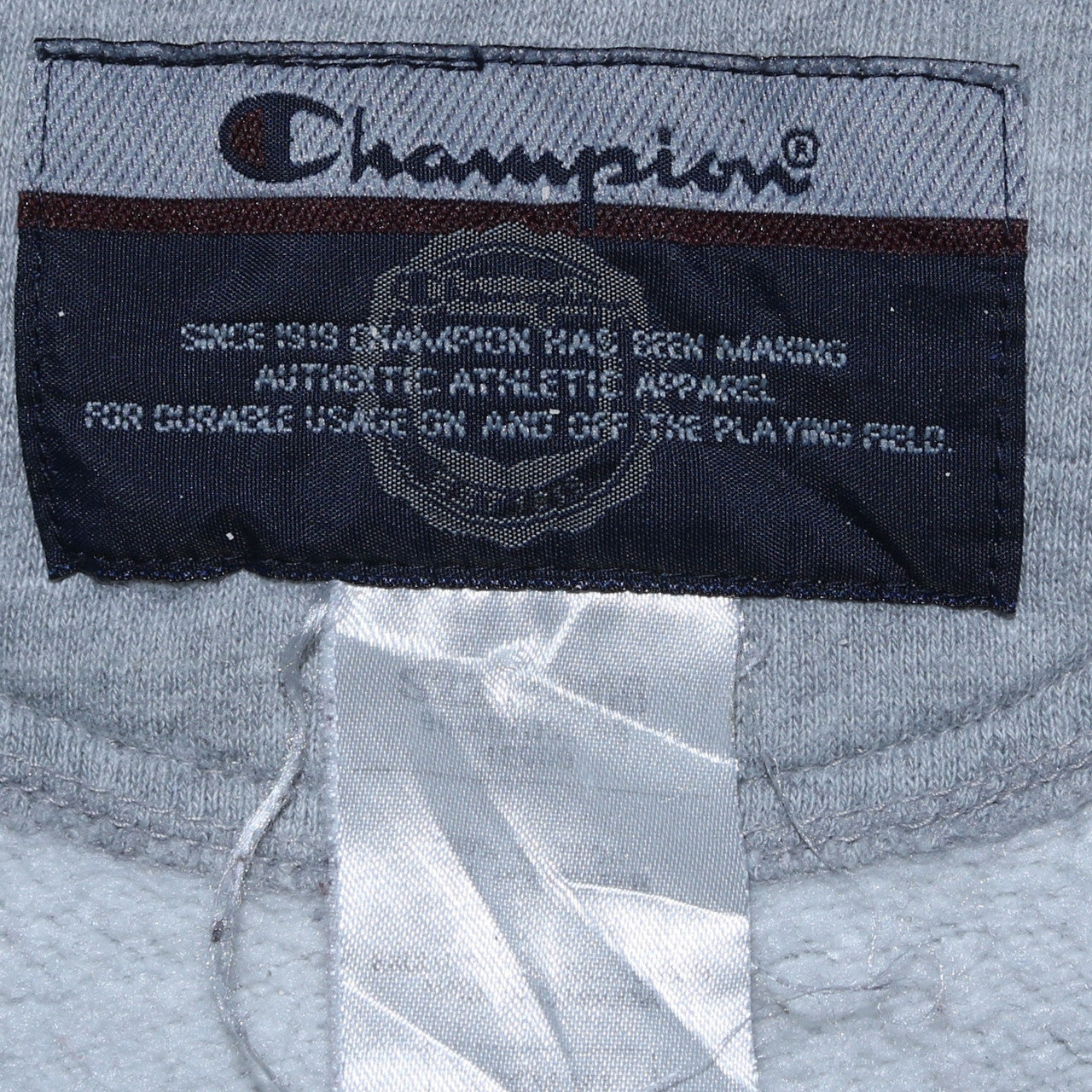Champion Men's Beige Full Zip Hoodie L Fleece Cotton Blend