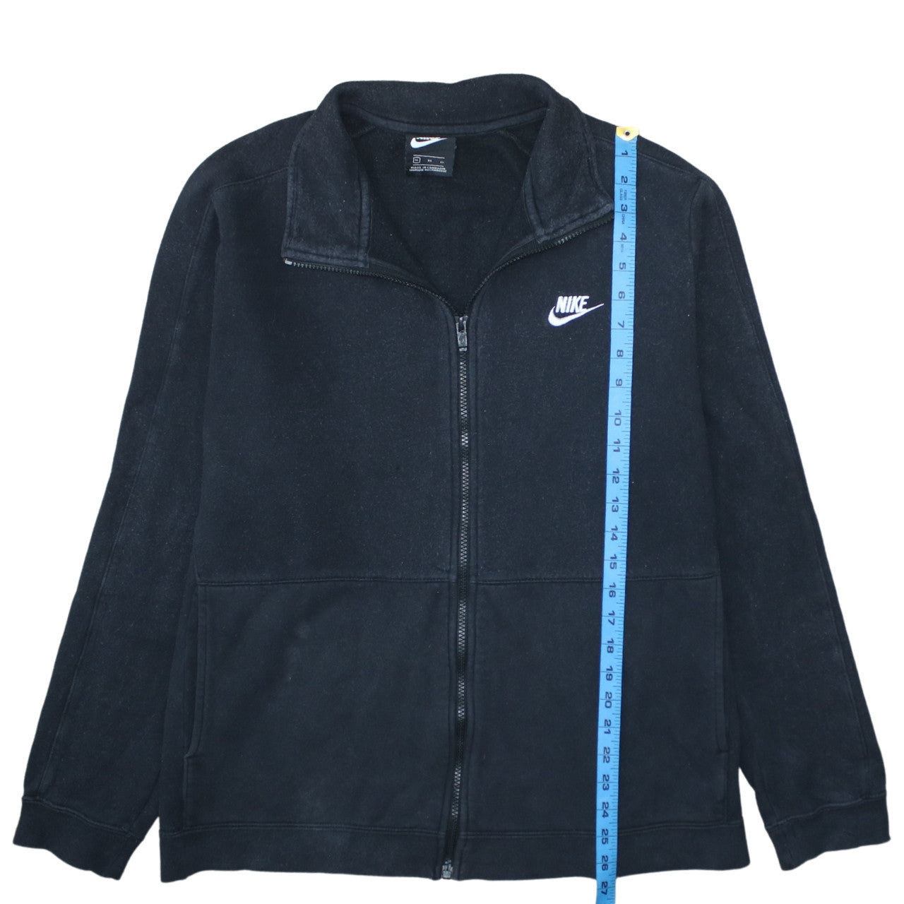 Nike Men's Black XL Full Zip Fleece Sweatshirt Jacket