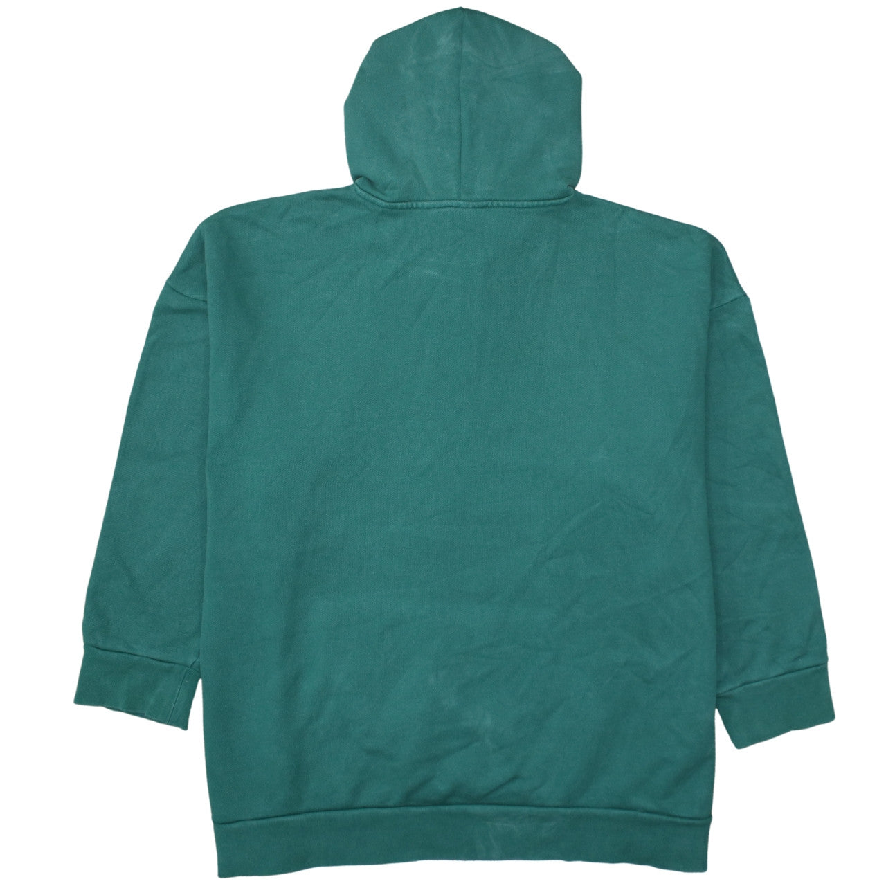 Adidas Men's Green 2XL Pullover Hoodie With Trefoil Logo