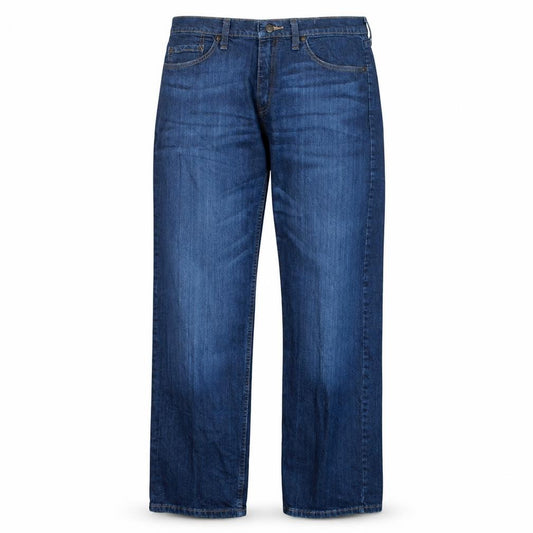 Wrangler Men's Blue Relaxed Fit Straight Leg Jeans 38W 32L Denim Classic