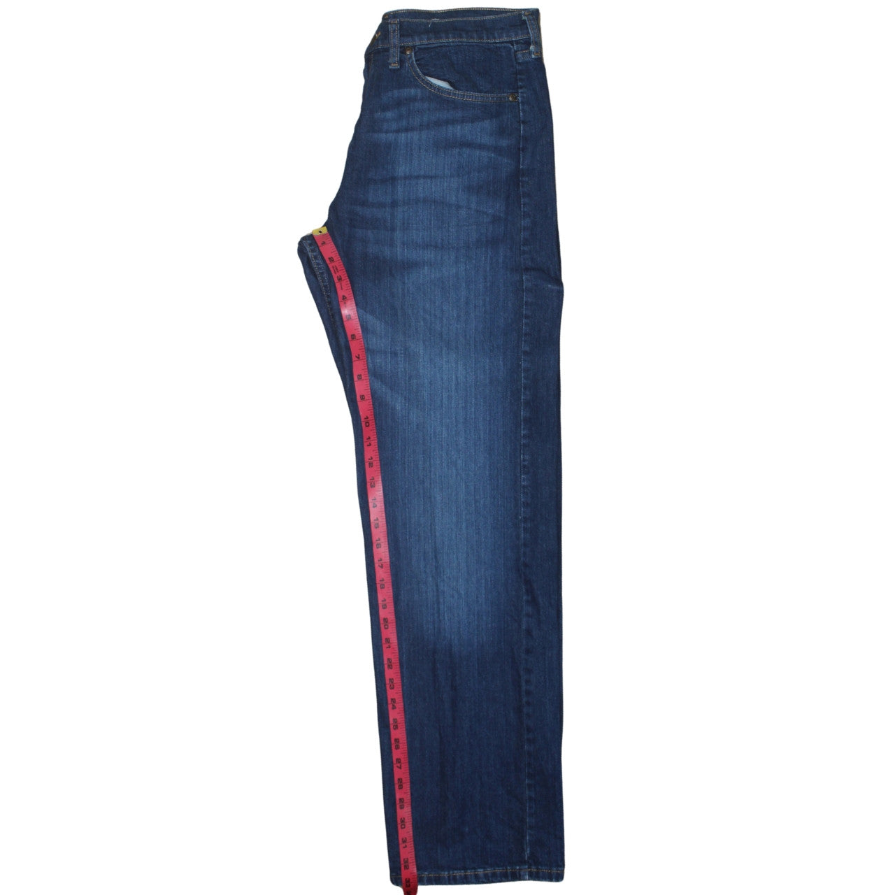 Wrangler Men's Blue Relaxed Fit Straight Leg Jeans 38W 32L Denim Classic