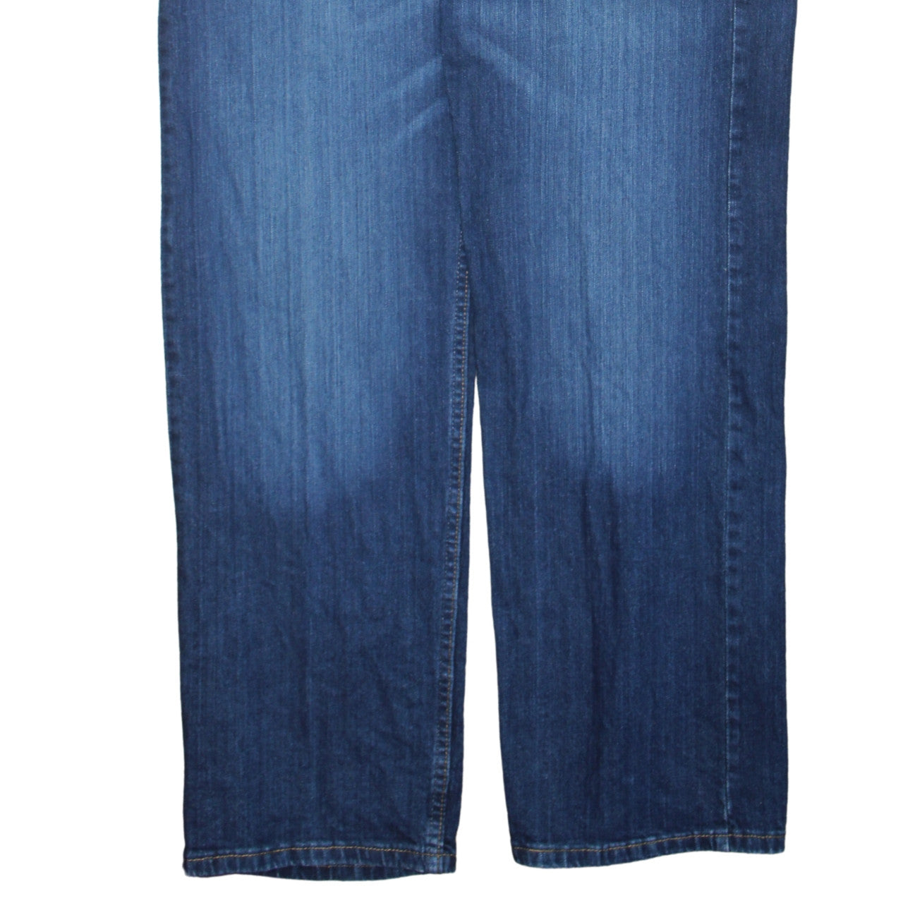 Wrangler Men's Blue Relaxed Fit Straight Leg Jeans 38W 32L Denim Classic