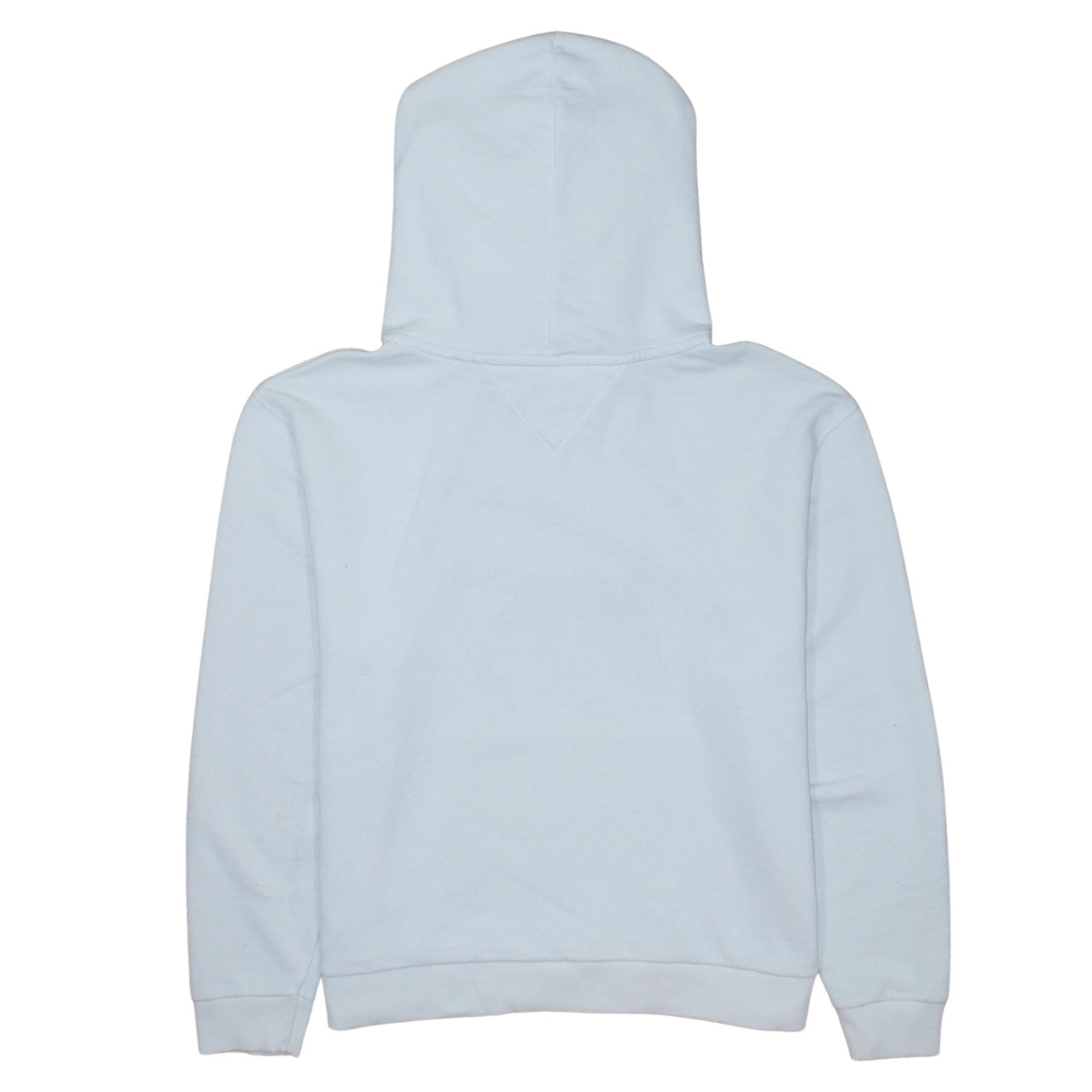 Tommy Jeans Men's White Pullover Hoodie Size L Embroidered Logo