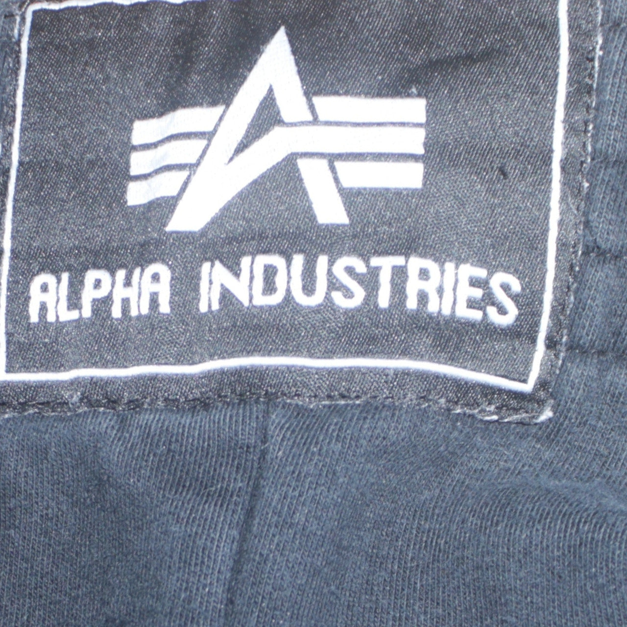 Alpha Industries Men's Black Sweatpants Medium Fleece Logo Joggers
