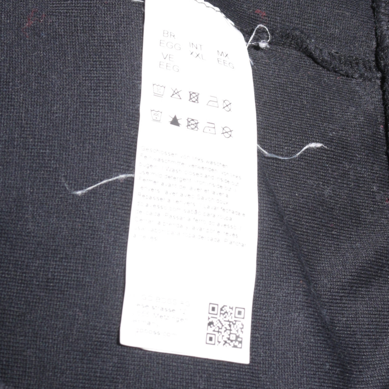 Hugo Boss Men's Black XL Full Zip Sweatshirt Regular Fit Designer Jacket