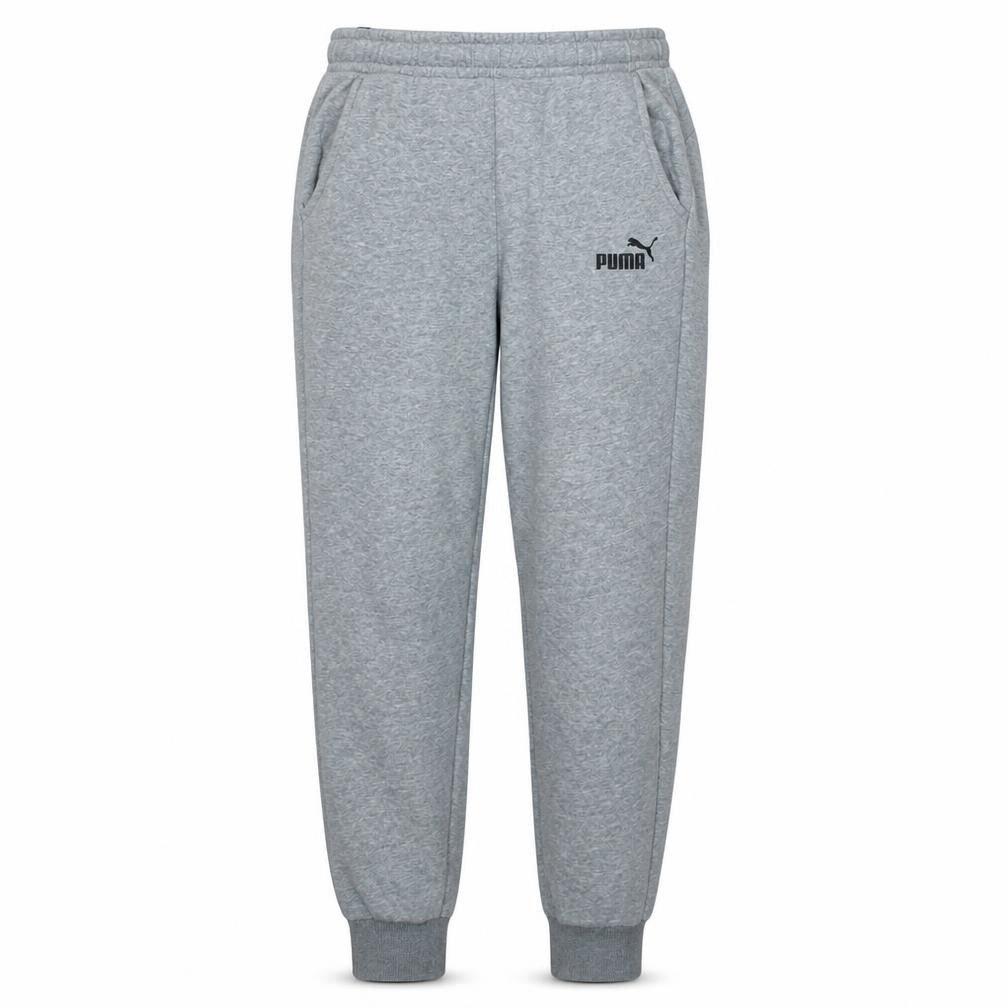 Puma Men's Grey Sweatpants L Regular Fit Casual Tapered