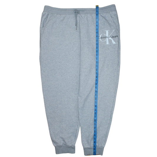 Calvin Klein Jeans Men's Grey 2XL Sweatpants Regular Fit Tapered