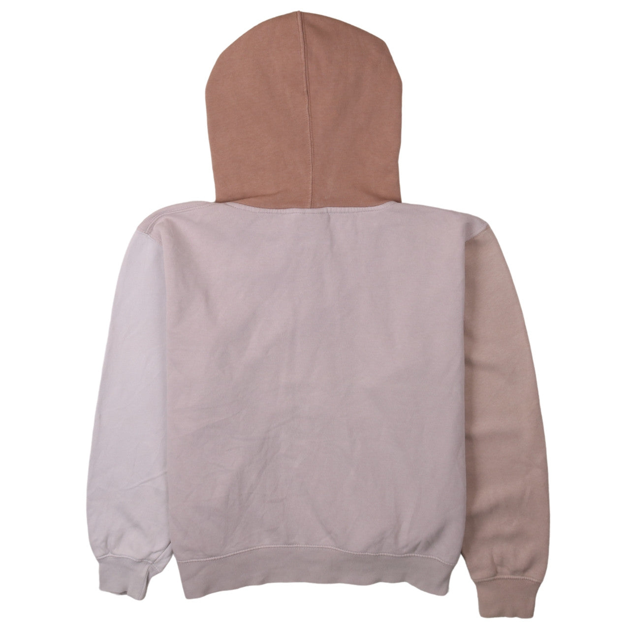 Nike Women’s Beige Colourblock Pullover Hoodie Size S