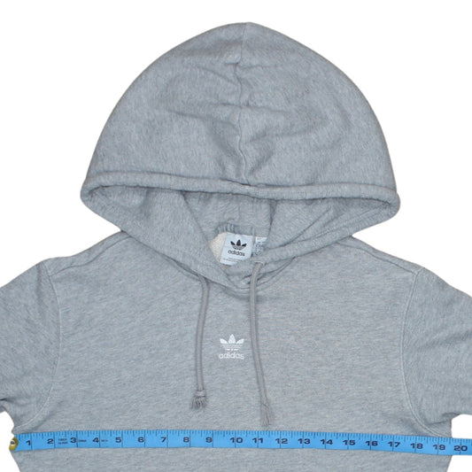 Adidas Women’s Grey Hoodie XS Pullover Hooded Sweatshirt
