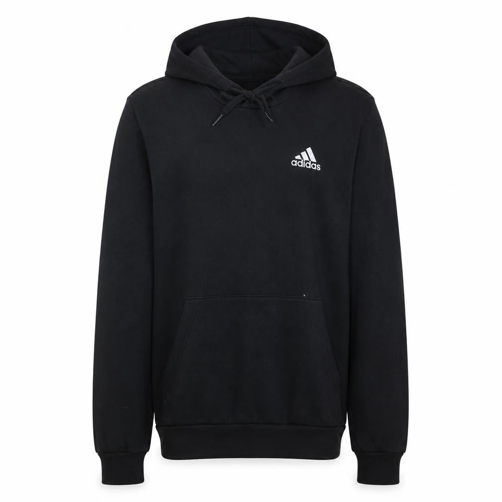 Adidas Mens Black XS Pullover Hoodie Fleece Logo Sportswear