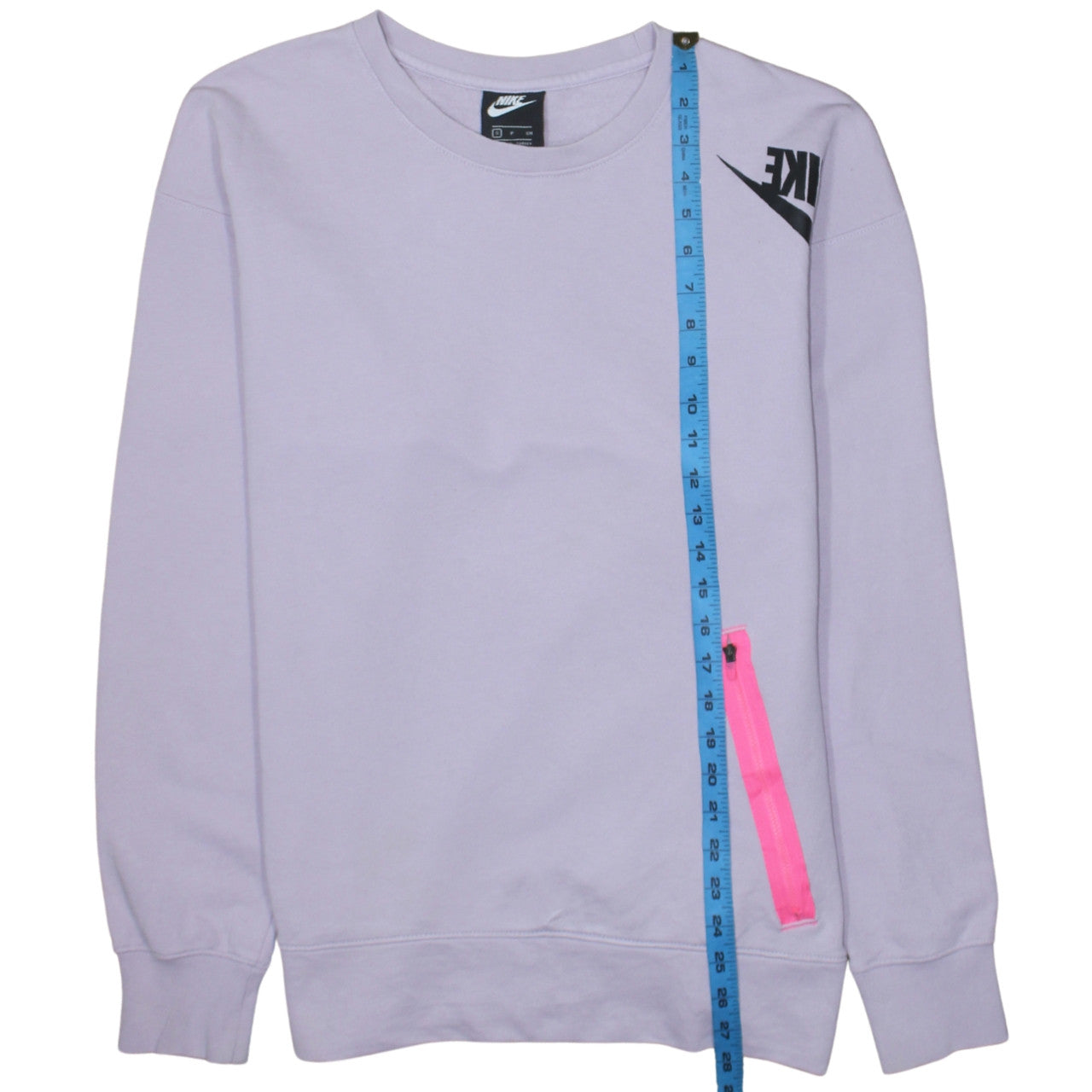 Nike Womens Lilac Sweatshirt Small Crew Neck Long Sleeve Pullover