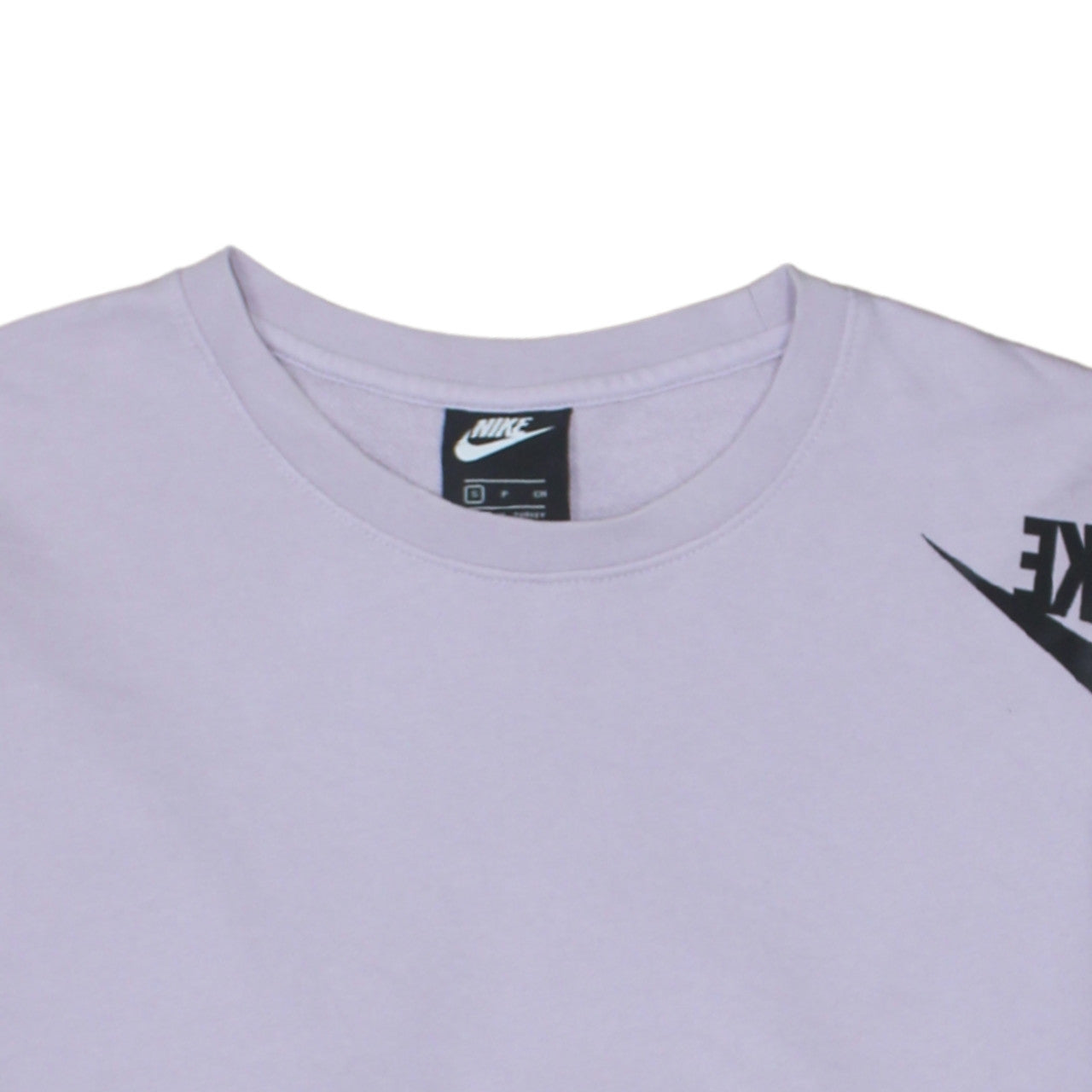 Nike Womens Lilac Sweatshirt Small Crew Neck Long Sleeve Pullover