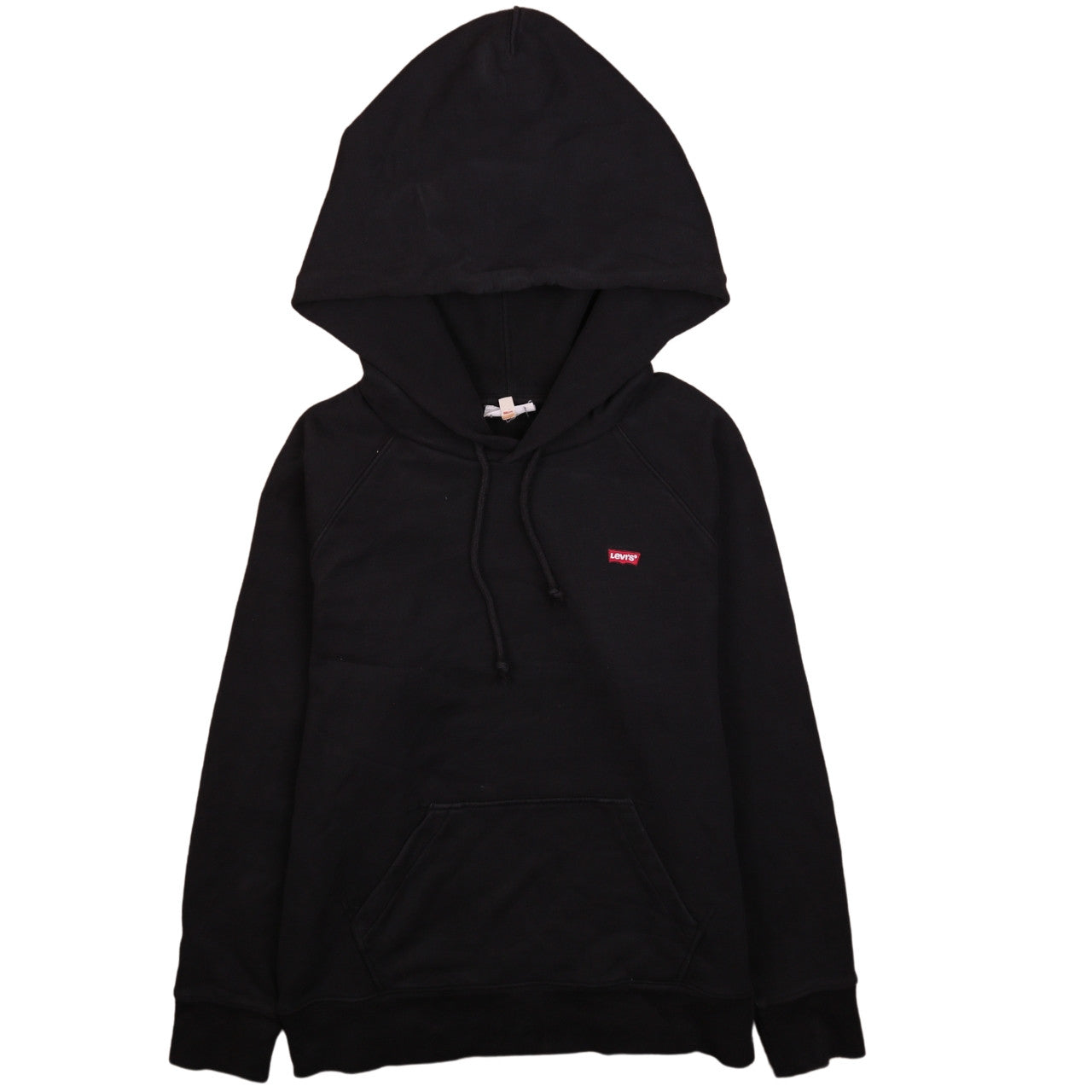 Levi's Men's Black XS Pullover Hoodie with Logo Pocket