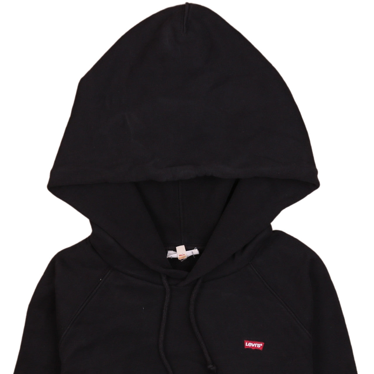 Levi's Men's Black XS Pullover Hoodie with Logo Pocket
