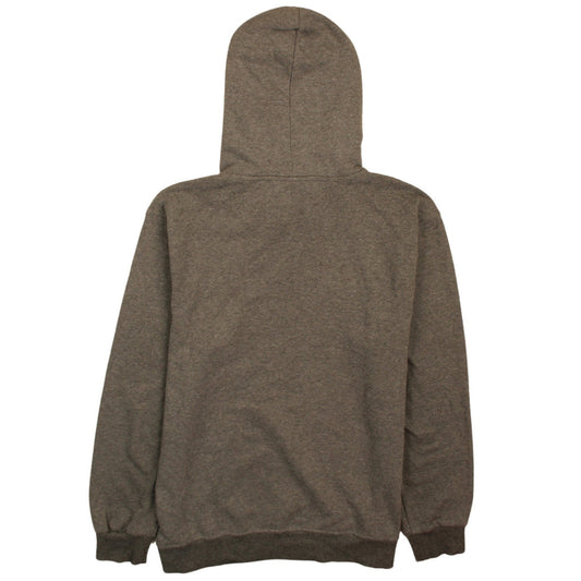 Burberry Men's Grey XL Embroidered Logo Pullover Hoodie