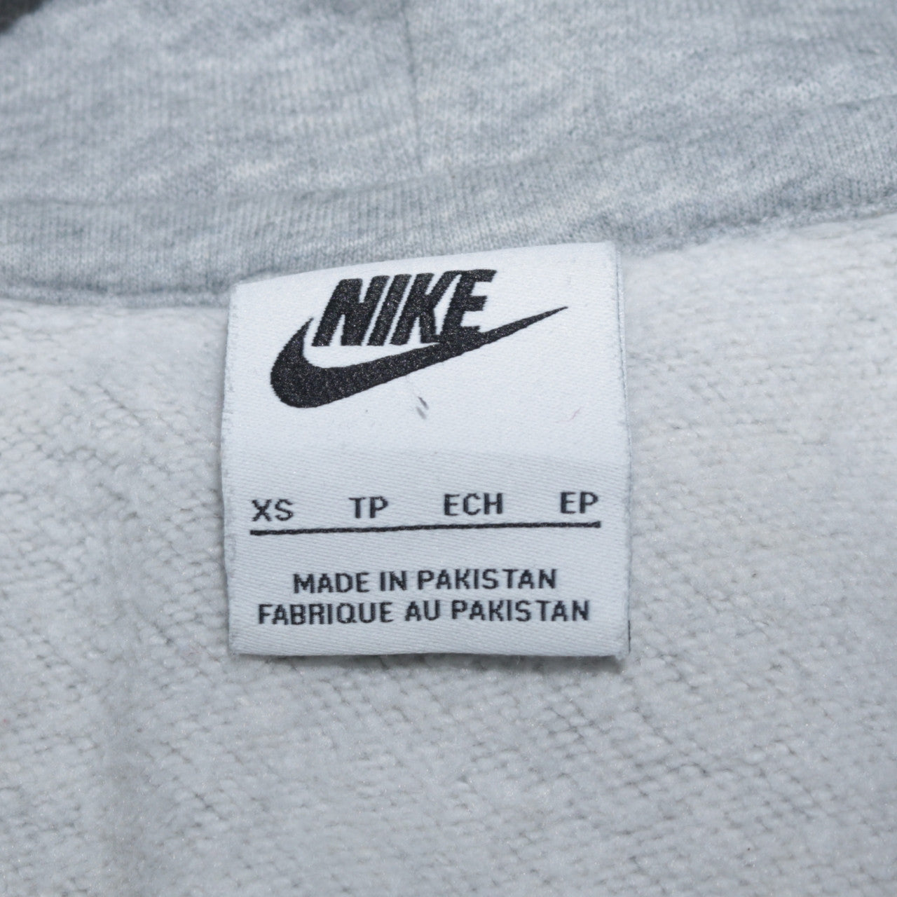 Nike Men’s Grey Pullover Hoodie XS Regular Fit Sportswear