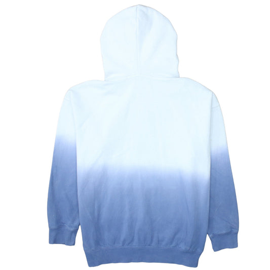 GAP Teen Blue Ombre Hooded Pullover Sweatshirt 14-16 Cotton Blend