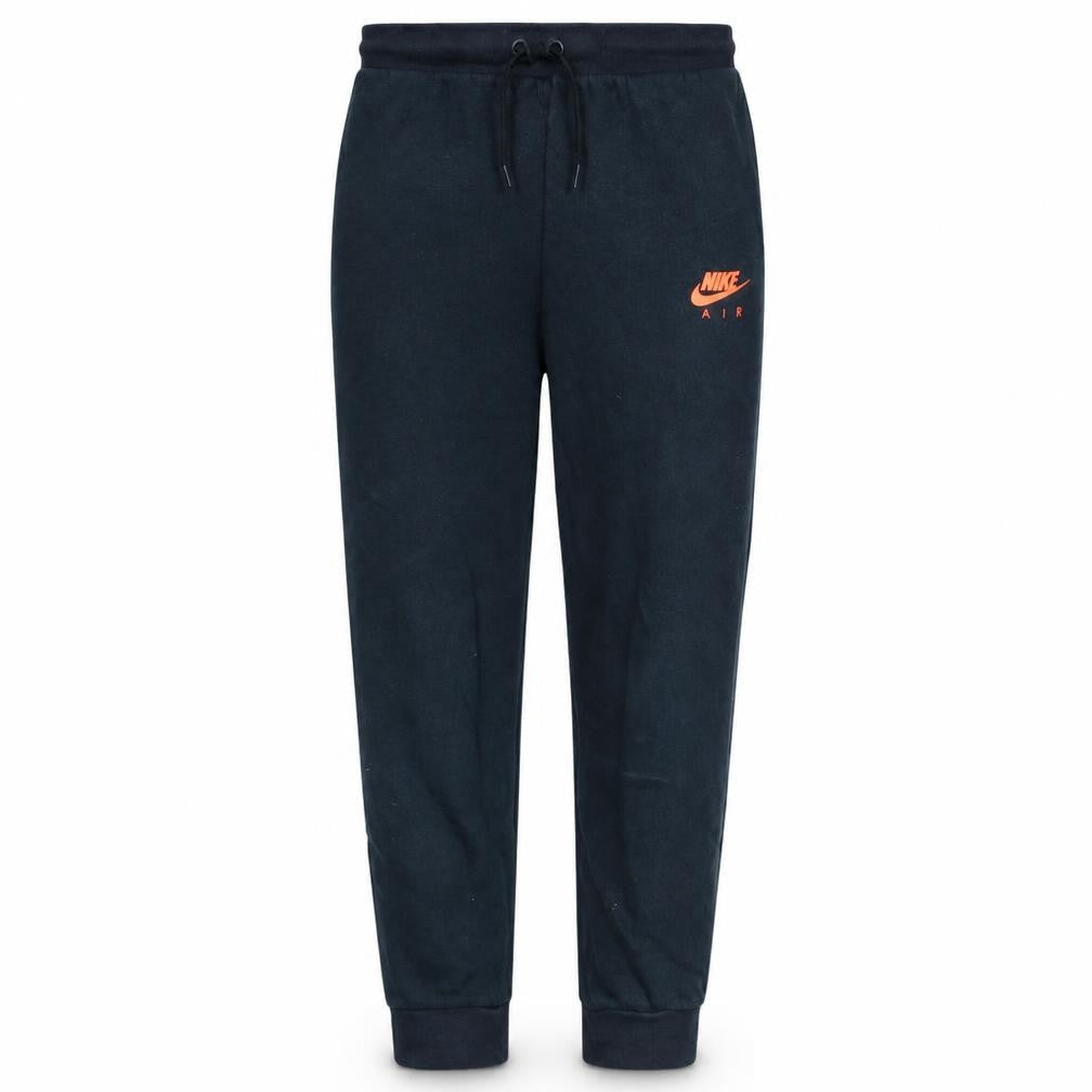 Front view of Nike boys’ black xl jogger sweatpants activewear fleece tapered trousers