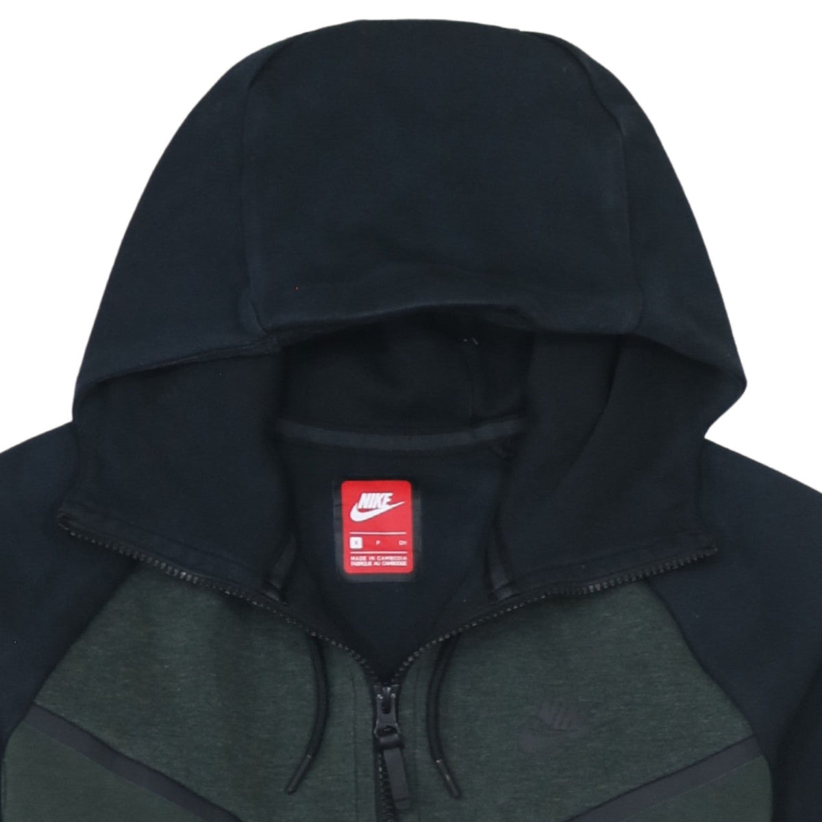 Additional view of Nike Men's Green Full Zip Hoodie, size S, Regular Fit