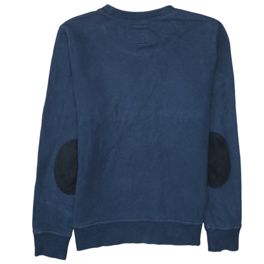 Levi's Womens Navy Blue Logo Crew Neck Sweatshirt Size 12