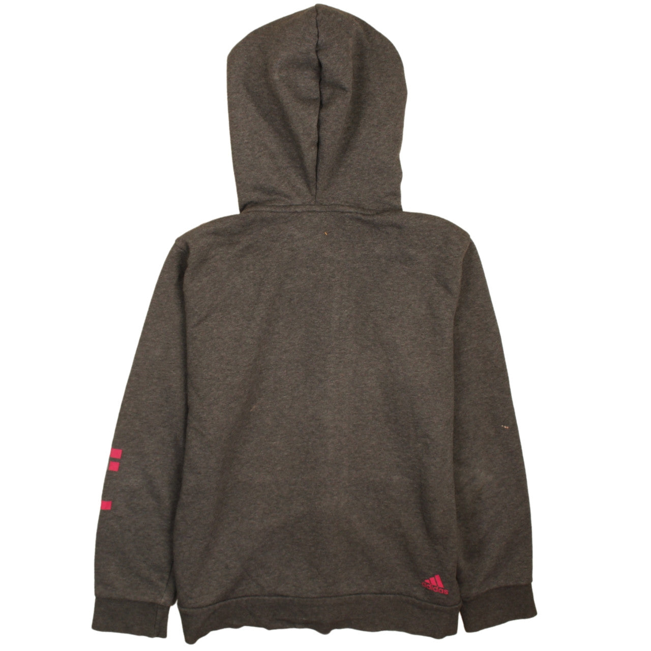 Adidas Women’s Grey Full Zip Hoodie XL 20-22 Logo Athletic Casual
