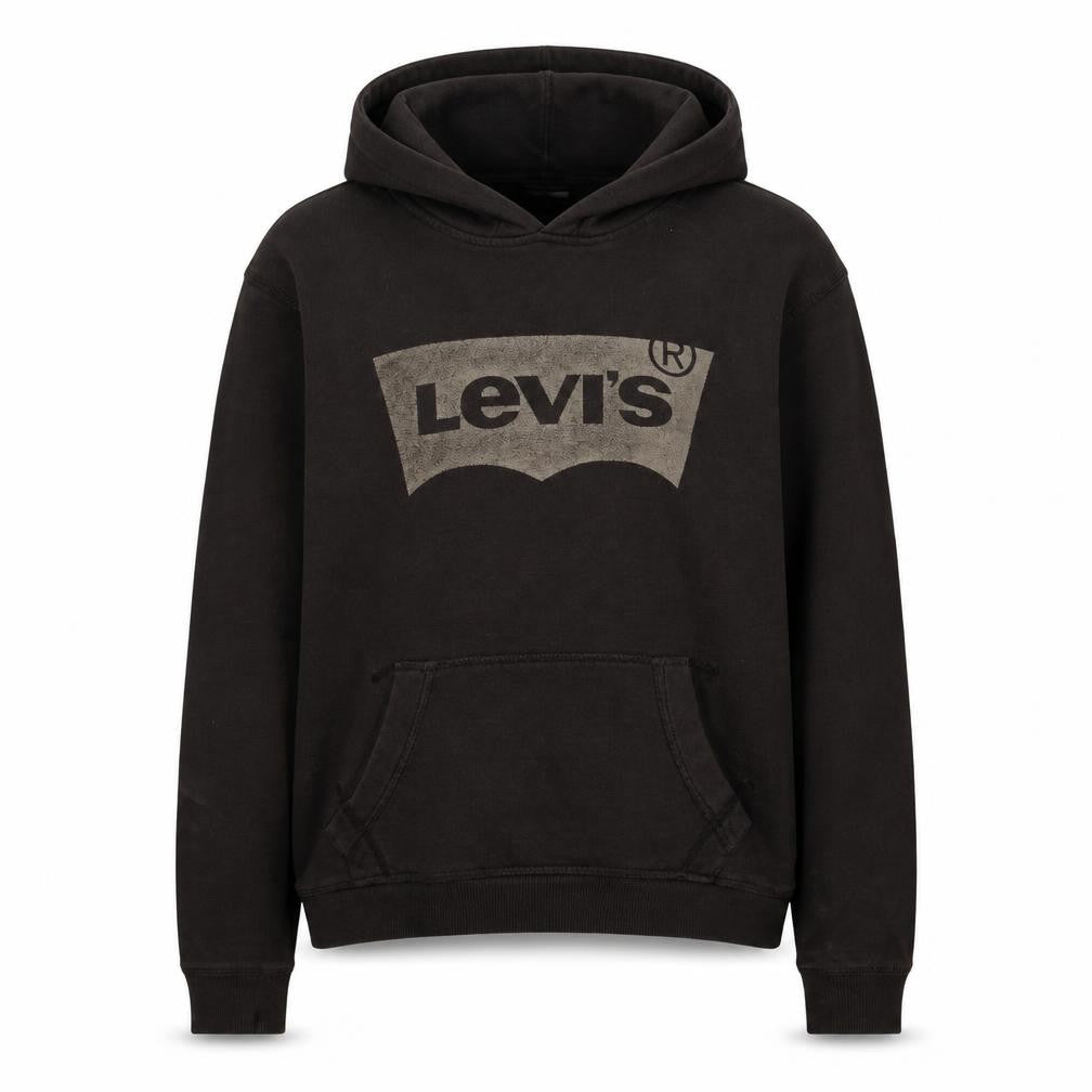 Levi's Womens Black Size 12 Pullover Hoodie Sweatshirt
