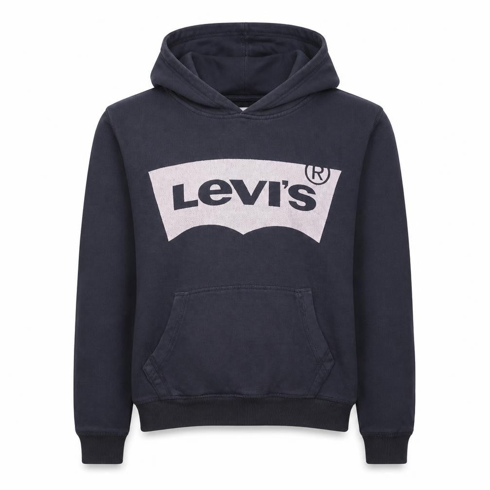 Front view of Levi's Women's Navy Blue, size 14, Pullover Hoodie Sweatshirt