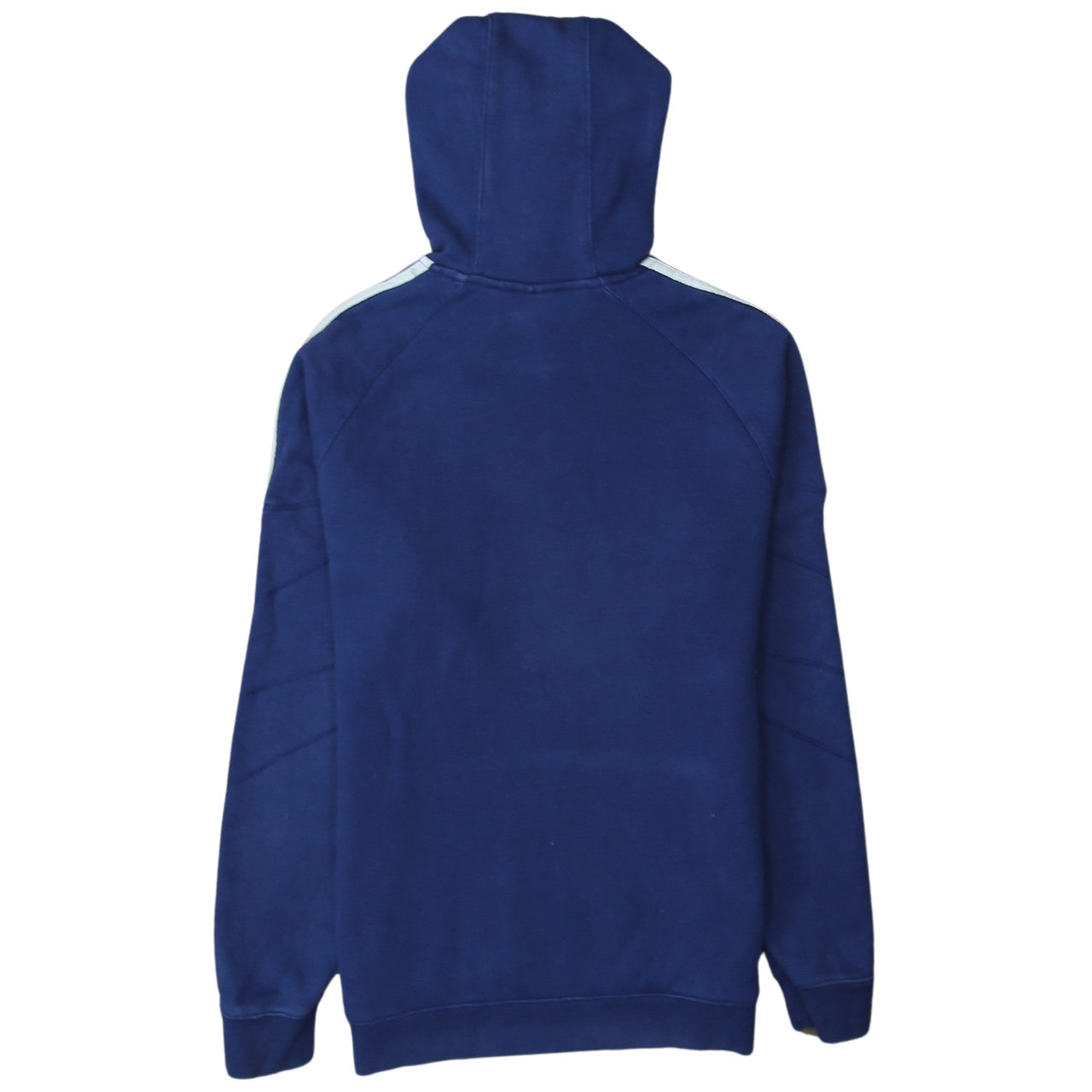 Adidas Men's Blue Pullover Hoodie Small Regular Fit Fleece Sportswear