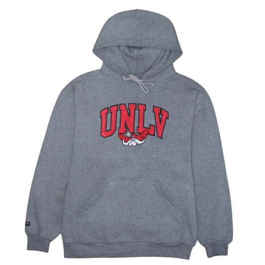 JanSport Men’s Grey UNLV Pullover Hoodie Medium Embroidered Fleece