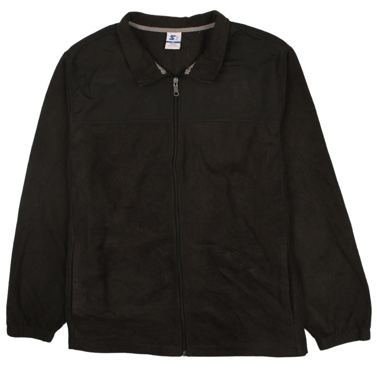 Starter Men's Black 2XL Full Zip Fleece Jacket