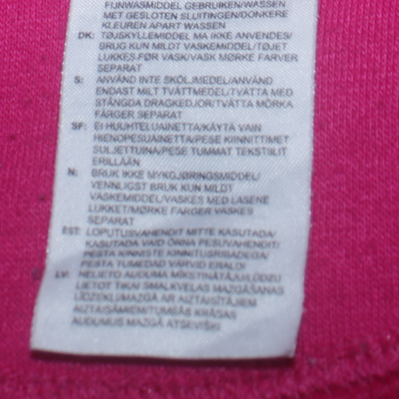Adidas Women’s Pink Full Zip Hoodie Size Small UK 8-10 Cotton Blend